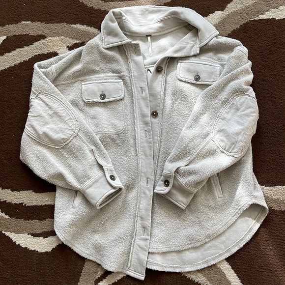 Free People Jackets & Blazers - Free People Ruby Jacket Stone